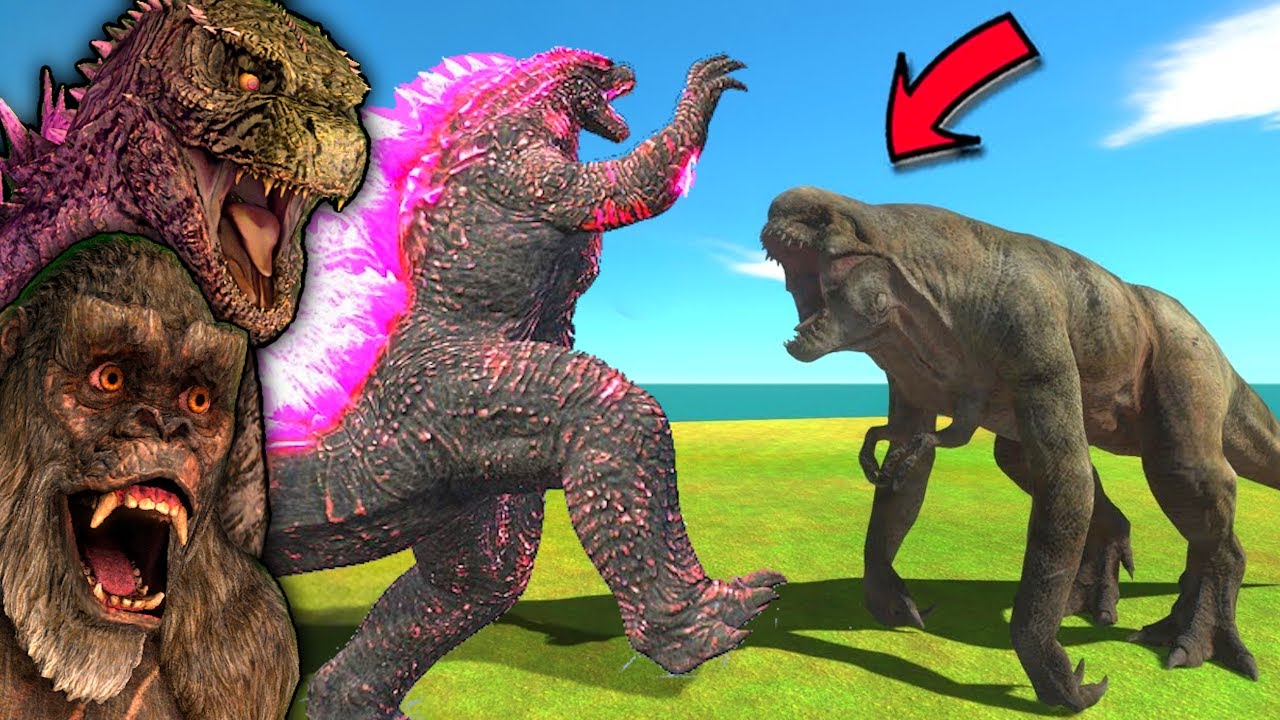 D-Rex ARMY vs Evolved Godzilla in ARBS