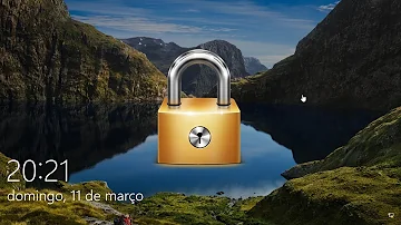 Como evitar bloqueio de tela Windows?