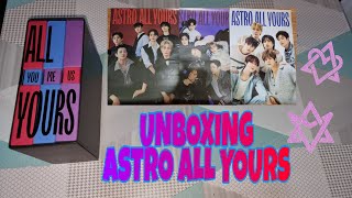 Unboxing ASTRO "All Yours" 2nd full ALBUM