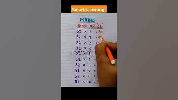 Table trick of 32|32 ka table|32 cha padha|#shortfeed #maths