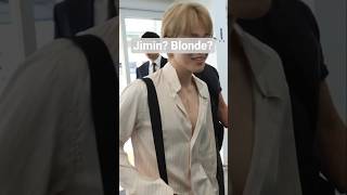 Sexy blonde Jimin🔥🔥🔥Jimin BTS at airport #지민 #BTS #JIMIN #Airport #방탄소년단 #bangtan #공항패션