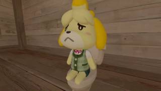 Sfm Isabelle Farts And Dumps In The Toilet