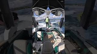 Guy Falls Off Boat While Wife Is Wakeboarding And Leaves The Boat Without A Driver! #comedy #fail