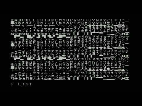hitachi BASICMASTER Jr. VHF color converter demo