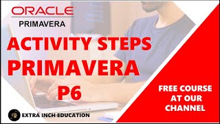 How to add activity steps and it's template in Primavera P6