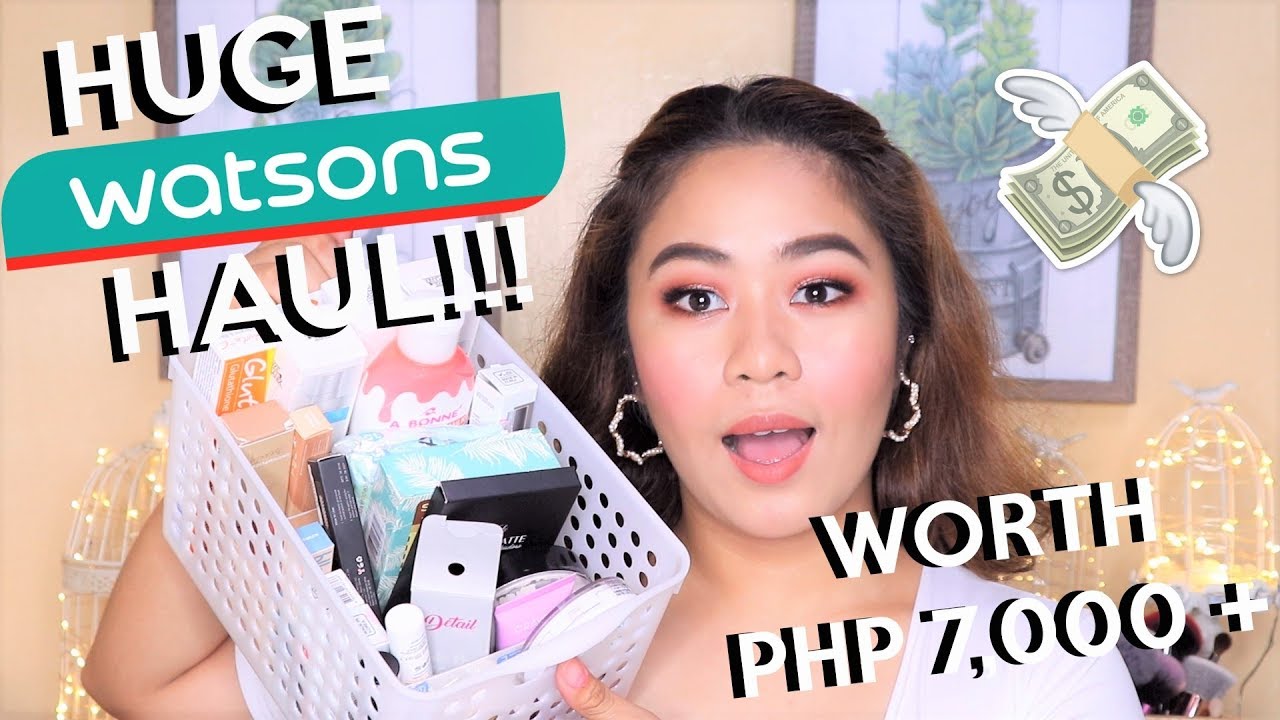 MORE THAN 7,000 PHP WATSONS HAUL | Mga bagong Beauty Products | Kristine Bolivar