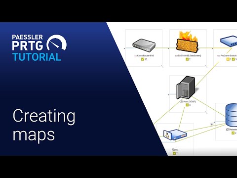 PRTG Tutorial - How to Set Up a Map (dashboard) in PRTG