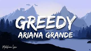 Ariana Grande - Greedy (Lyrics/Letra) Resimi