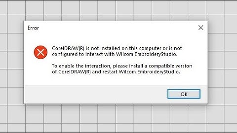 Mengatasi Error corel draw di wilcom e4 (corel draw wilcom e4)