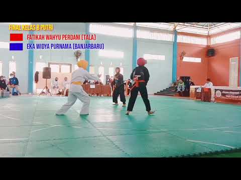 Final Kelas B Putri, Fatikah Wahyu Perdani (Tala) VS Eka Widya Purnama (Banjarbaru)