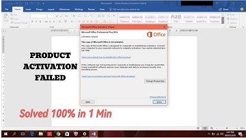 How to fix Product Activation Failed in 1 min [2025] MS Word 2019