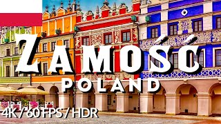 Zamość Poland 🇵🇱 4K 60 FPS HDR | Rynek w Zamościu