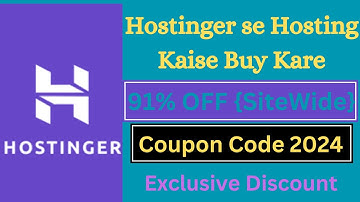 Hostinger se Hosting Kaise Kharide 2024 | Hostinger se Hosting Kaise Buy Kare