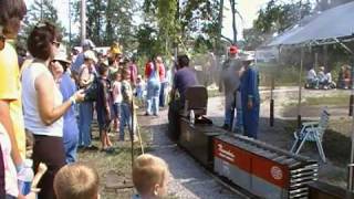 4-8-4 7.5 gage steam locomotive at the 2009 Owaso train festival