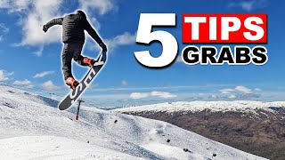5 Tips For Learning Snowboard Grabs