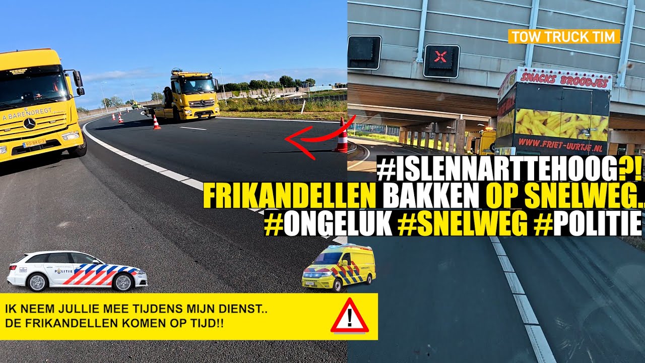 🚨FRIKANDELLEN BAKKEN OP SNELWEG TERWIJL WE OP LENNART WACHTEN!!🚨