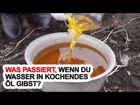 Video: So Trennen Sie Wasser Von Öl