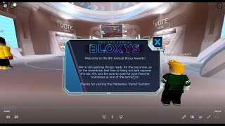 Voting for the annual 8th Bloxy Awards! [Game link in desc] [Also get pin]