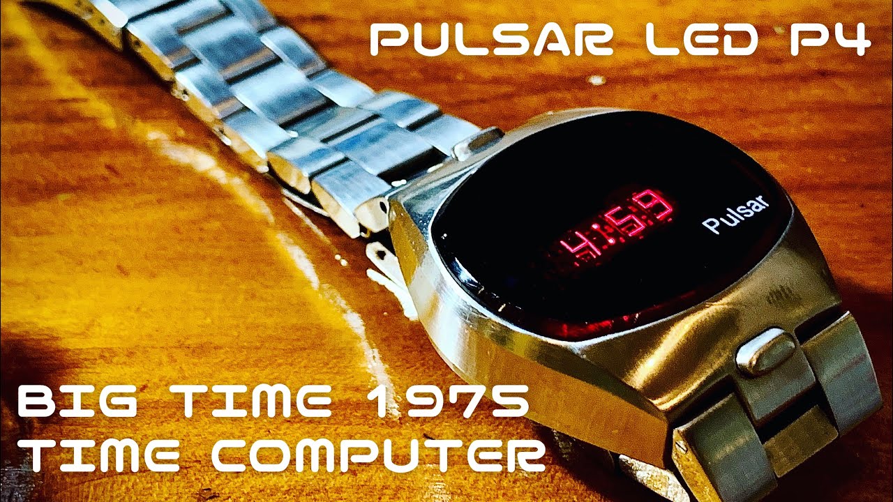 【超激レア美品】Pulsar P4 パルサー　Time Computer LED