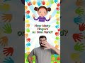 How Many Fingers On One Hand Kidsongs Kidsactivity Learningthroughplay Shorts 
