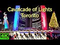 【4K】CAVALCADE OF LIGHTS TORONTO | NATHAN PHILLIPS SQUARE | DOWNTOWN TORONTO CANADA [4k UHD]