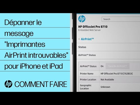 Dépanner le message 