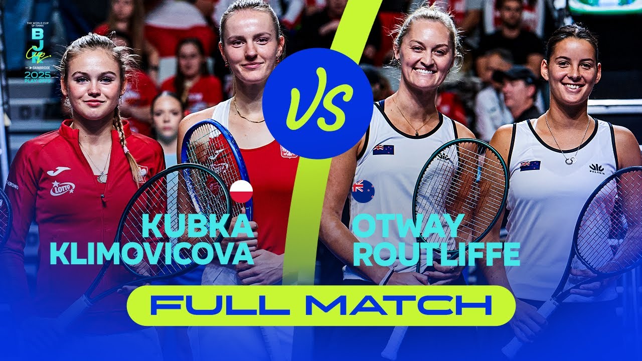 Kubka/Klimovicova (POL) vs  Otway/Routliffe (NZL) | 2025 BJK Cup Play-offs | FULL MATCH