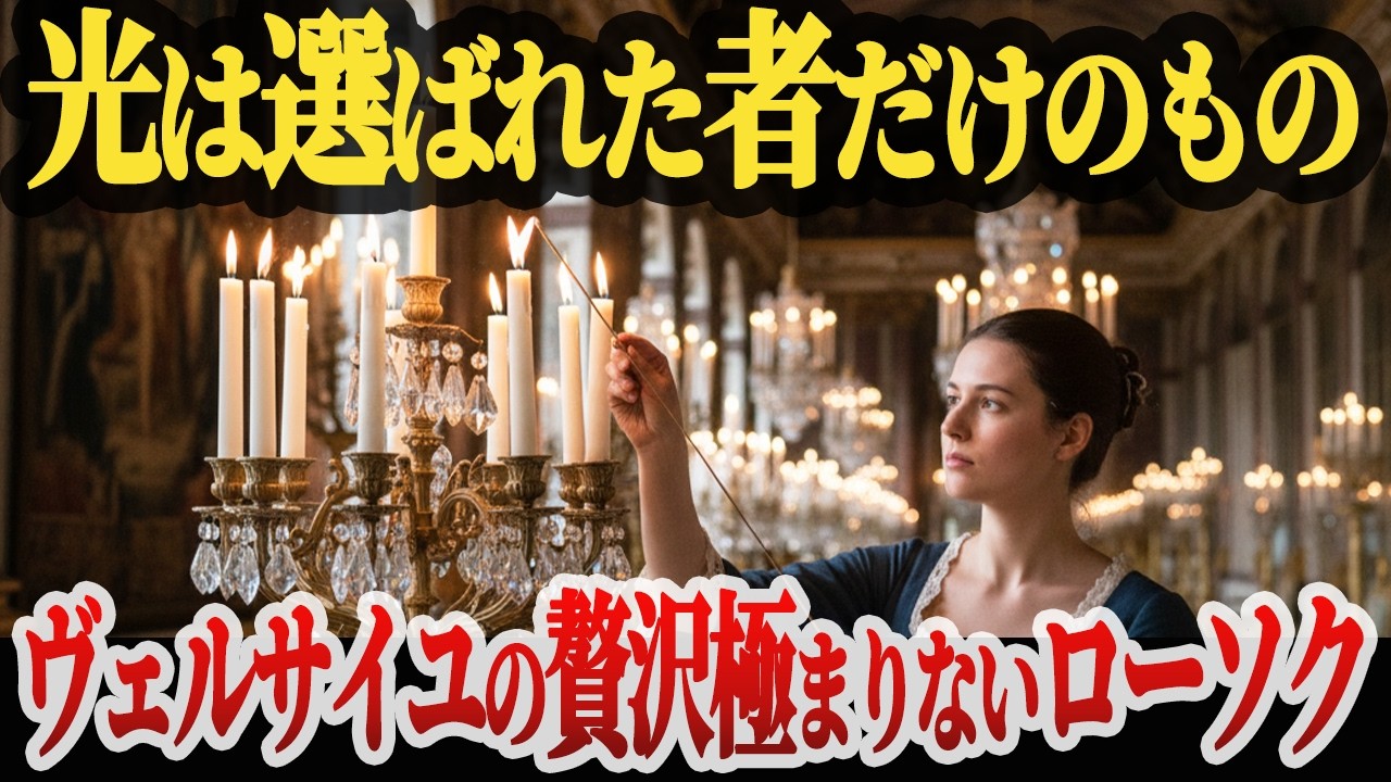 とんでもない費用がかかったヴェルサイユ宮殿のローソク事情