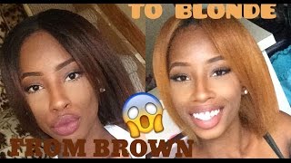 BROWN TO BLONDE| Creme Of Nature Exotic Shine Color