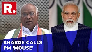 BJP Lambasts Congress Chief Mallikarjun Kharge's 'Mouse' Remark