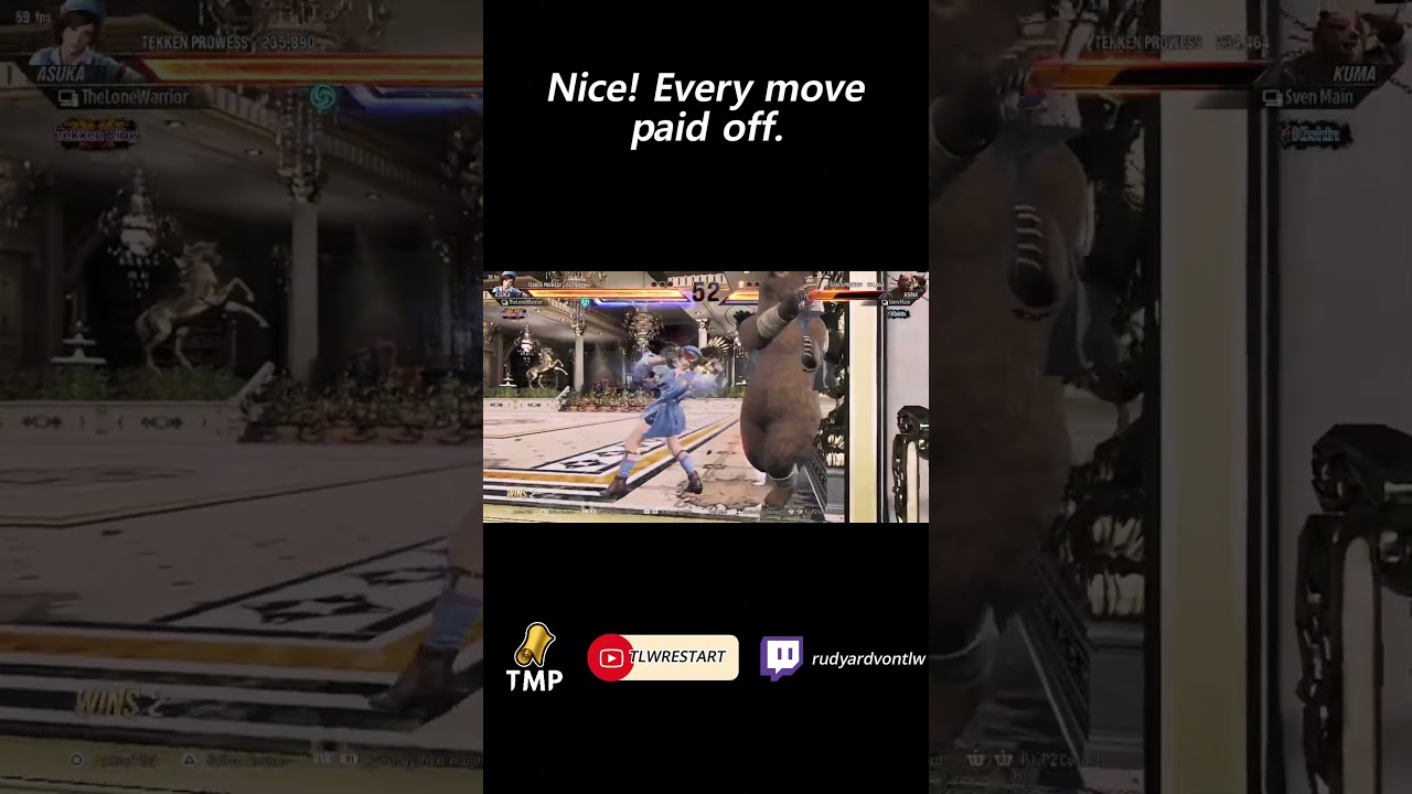 Whiff punishing with Tooth Fairy feels good - TEKKEN 8 Asuka 