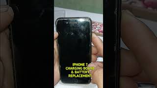 iphone 7 charging port &amp; battery replacement #iphone #shortvideo