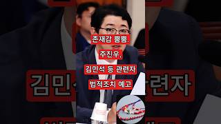 존재감 뿜뿜. 주진우, 김민석 등 관련자 법적조치 예고