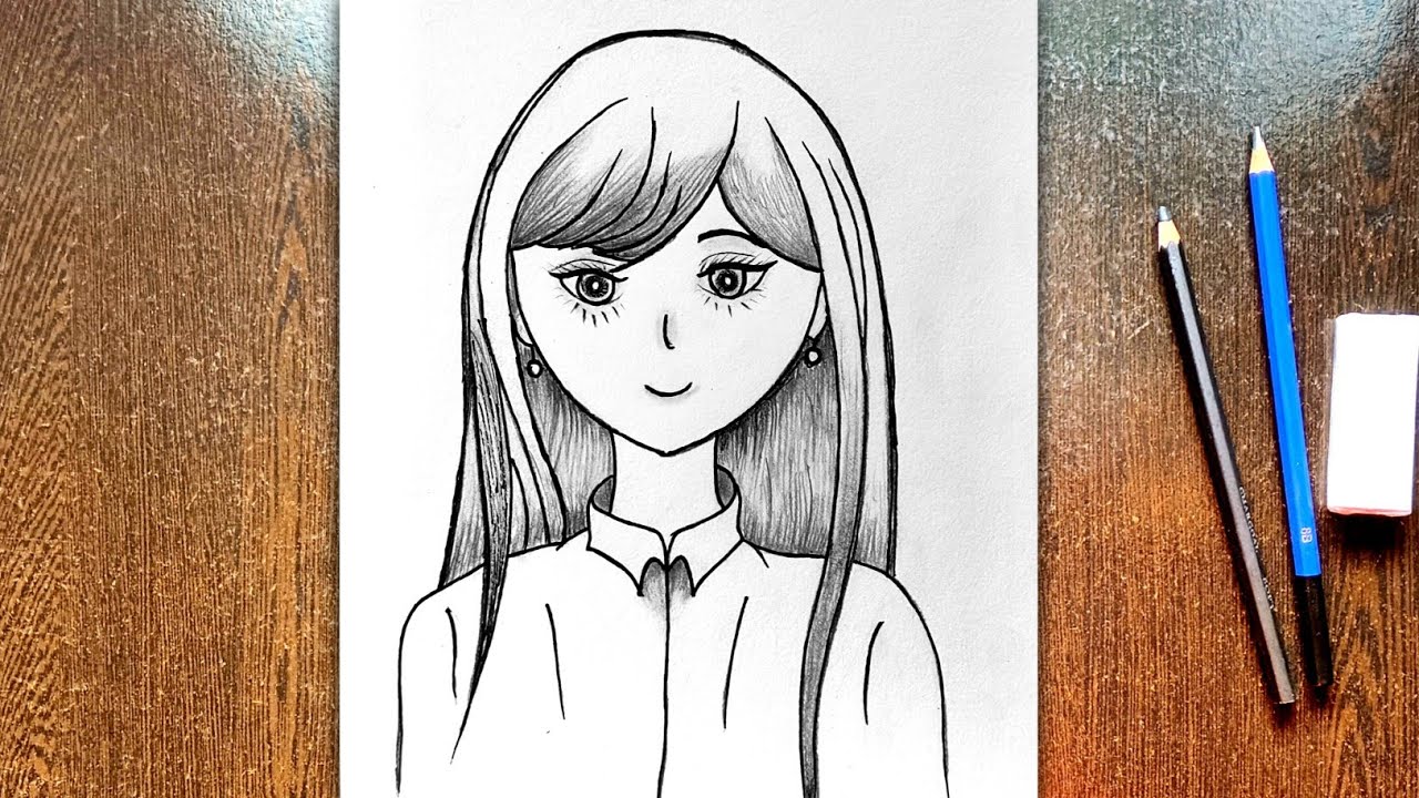 How to Draw Anime Girl Step by Step | Easy Anime Girls Drawing | The Royan Arts