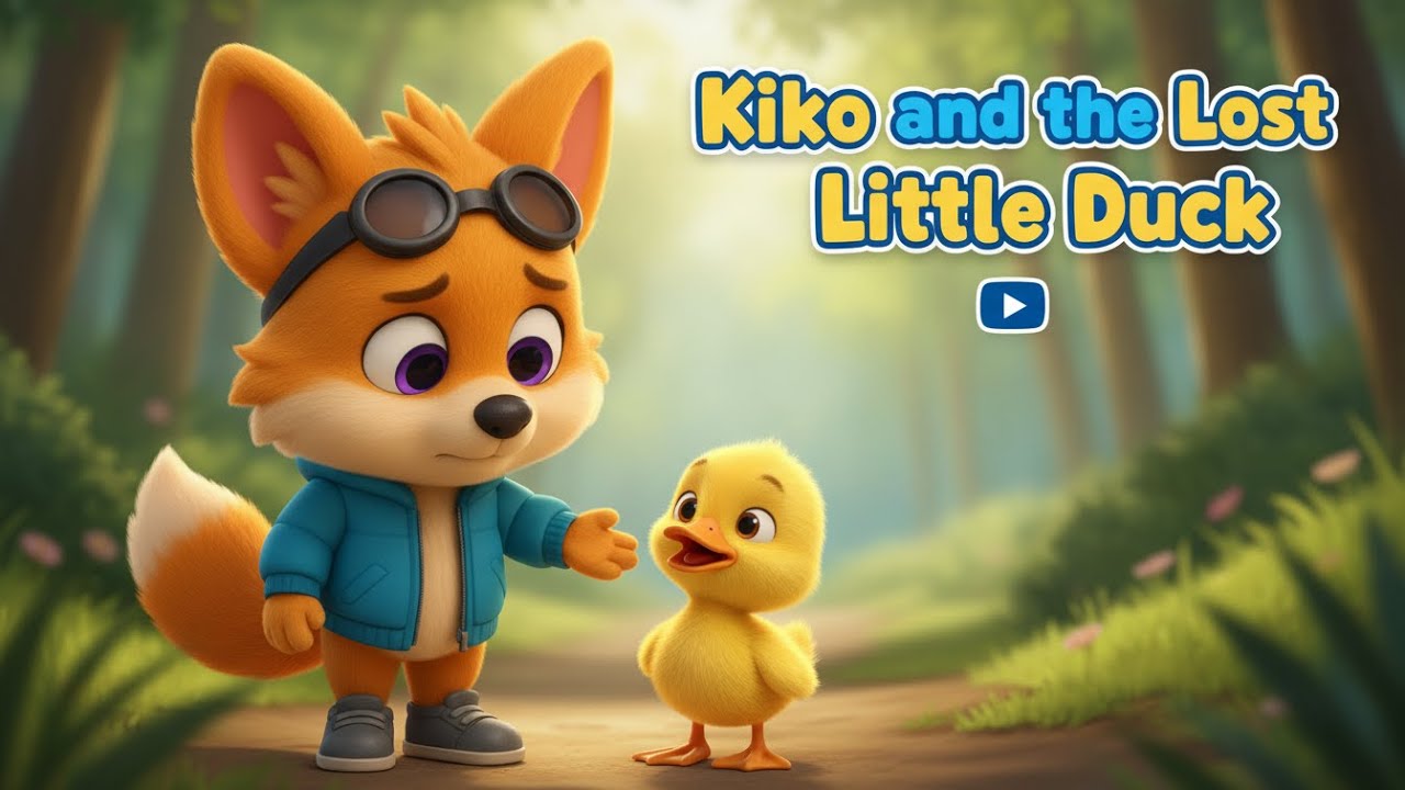Kiko and the Lost Little Duck 🦆🐶 | A Kind Story for Kids