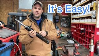 How to rebuild a hydraulic steering cylinder