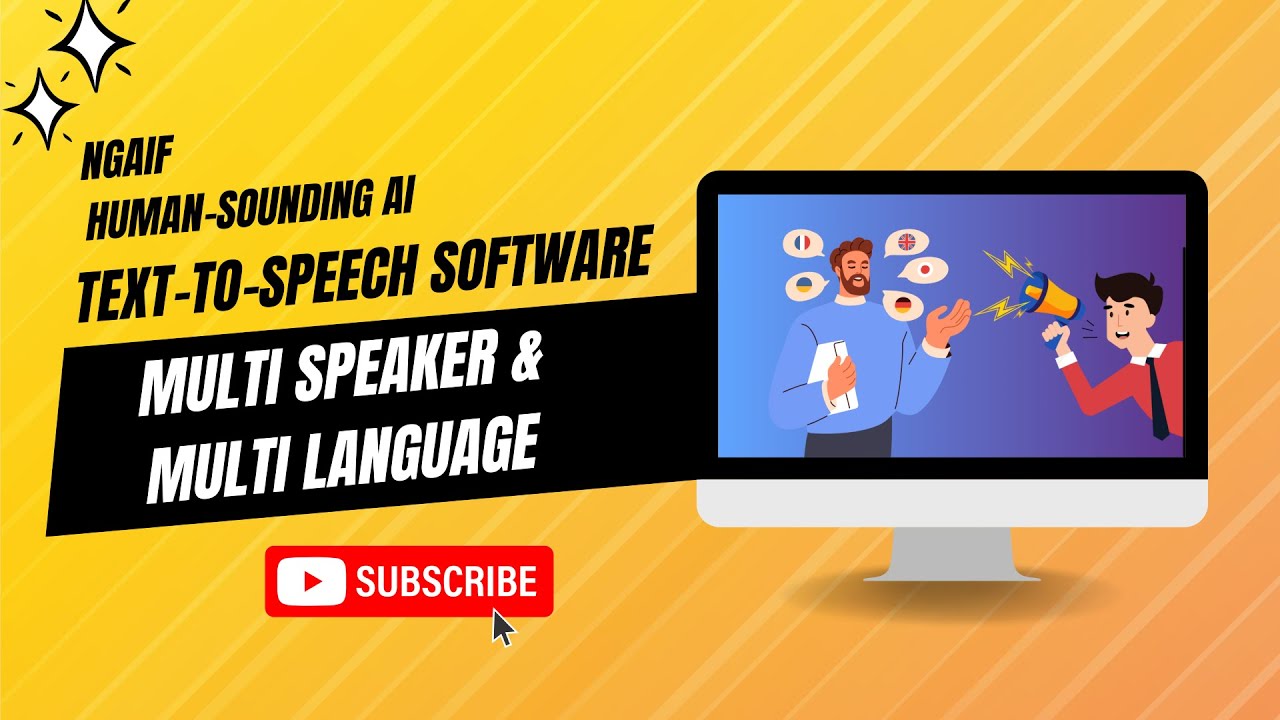 NGAIF Human-Sounding AI Text-To-Speech Software | Multi Speaker & Multi Language 