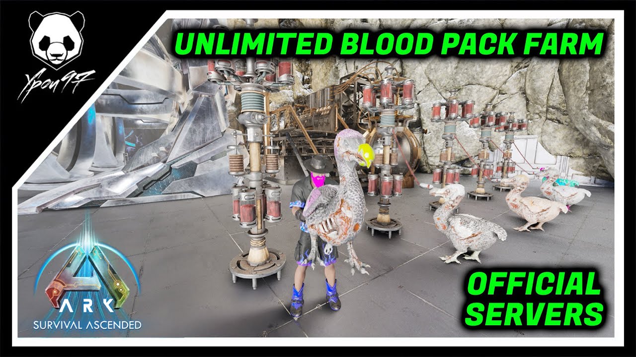 How To Farm Unlimited Blood Pack | ARK: Survival Ascended