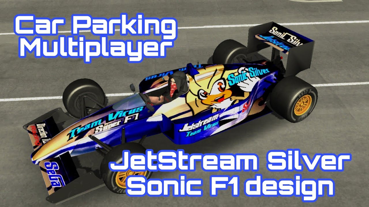 Car Parking Multiplayer, Jetstream Silver Sonic Anime Design F1, Formula 1