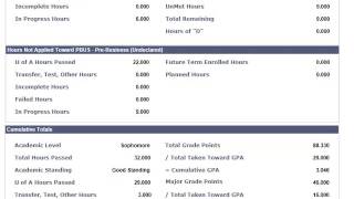 Student Degree Audit