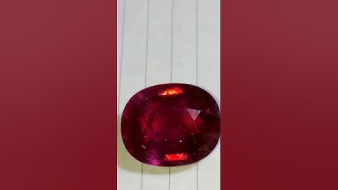 RUBY TRANSPARENT 19.36CT CERTIFIED