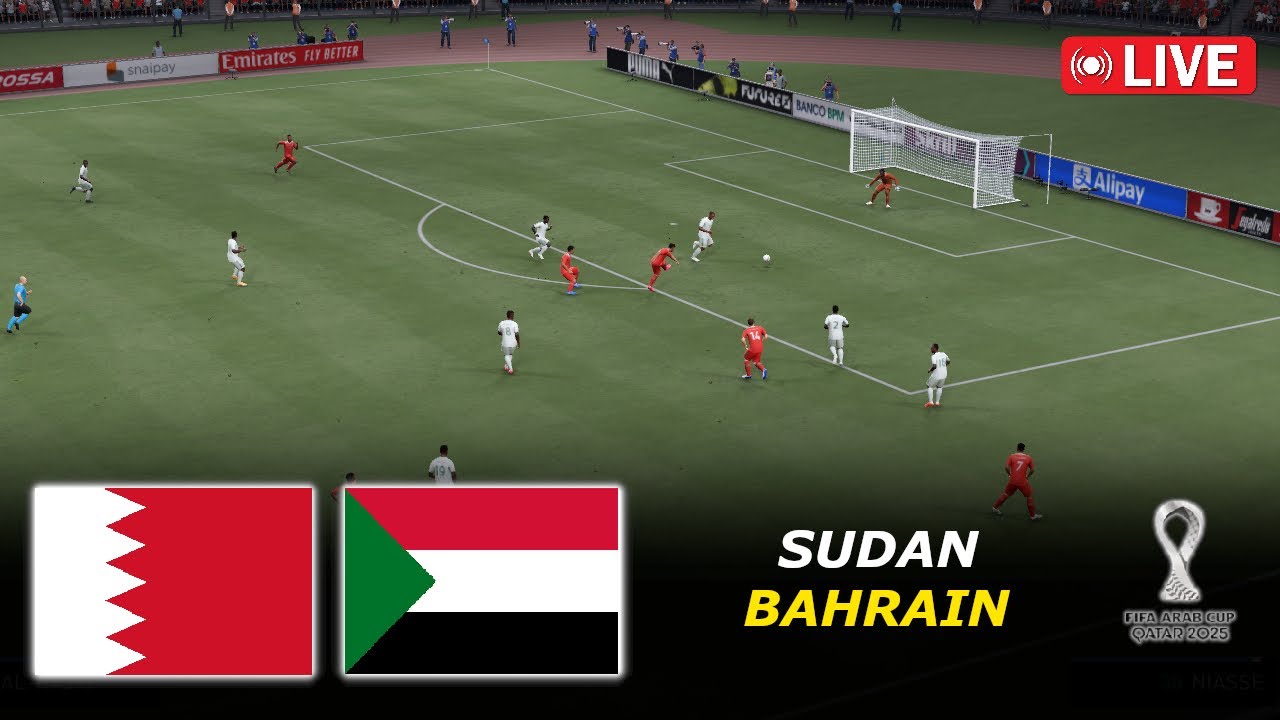 🔴Bahrain vs Sudan | FIFA Arab Cup 2025 | eFootball PES 21 Simulation
