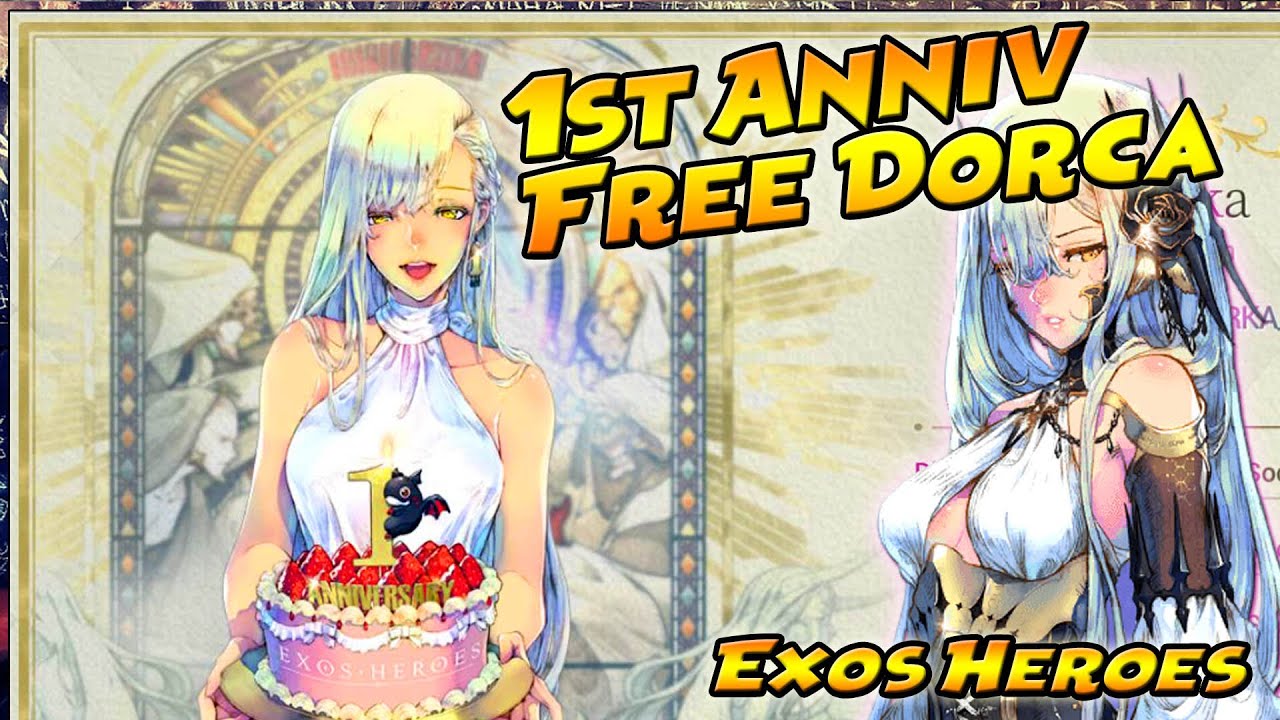1st ANNIV FREE "FATECORE" DORCA + Update Akun 😘😘 EXOS HEROES