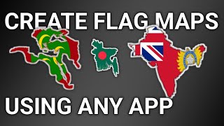 HOW TO CREATE FLAG MAPS USING ANY PHOTO EDITOR APP(FOR BEGINNERS) screenshot 1