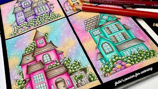 🌸 SMALL VICTORIES by Johanna Basford ✏️ Prismacolor pencils 🌷 PART 3 🌷 easy coloring tutorial