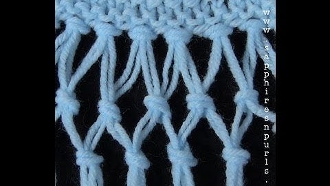Double Knotted and Triple Knotted Fringe