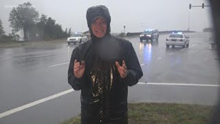 Outer bands of Hurricane Florence begin to hit NC coast