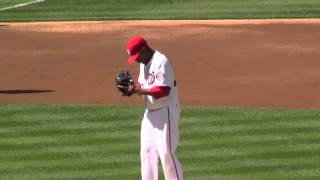 Edwin Jackson's First Pitch At Nationals Park 2012