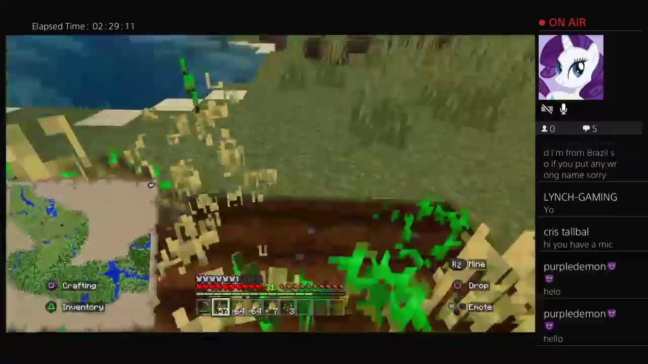 FIXIE-RIDER-1's Live PS4 Broadcast minecraft episode 849 all subs can join