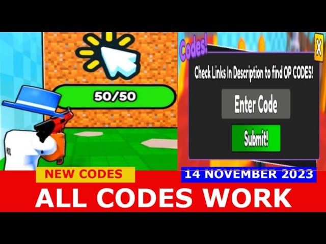 Roblox: Shoot Wall Simulator Codes (November 2023)